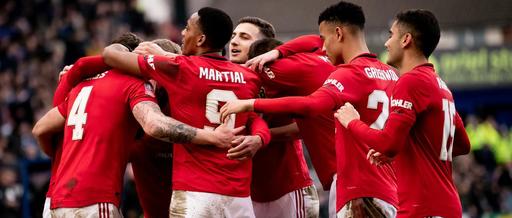 Manchester United a învins cu 6-0 Tranmere Rovers şi s-a calificat în optimile Cupei Angliei