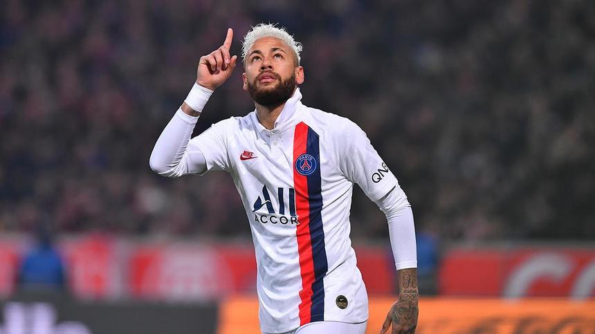 Ligue 1: Neymar a marcat ambele goluri ale PSG în meciul cu Lille, scor 2-0, şi i-a adus un omagiu lui Bryant - VIDEO