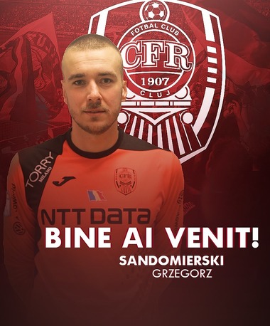 Portarul Grzegorz Sandomierski, la CFR Cluj