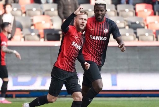 Maxim a marcat două goluri în primul său meci la Gaziantep FK: scor 5-1 cu liderul Sivasspor