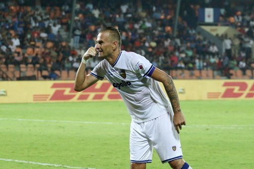 Lucian Goian a adus victoria echipei Chennaiyin FC în faţa Mumbai City şi calificarea în semifinalele campionatului Indiei