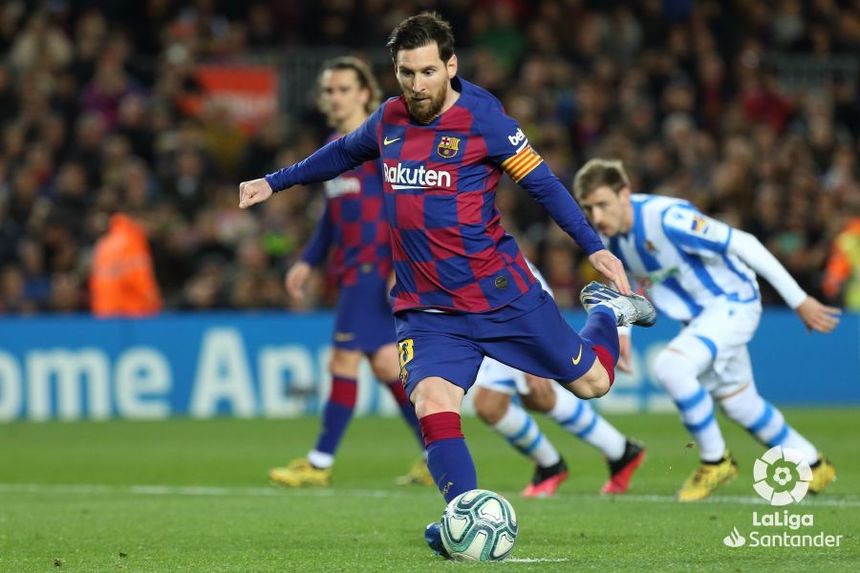 FC Barcelona a învins Real Sociedad, scor 1-0, datorită unui gol marcat de Messi din penalti