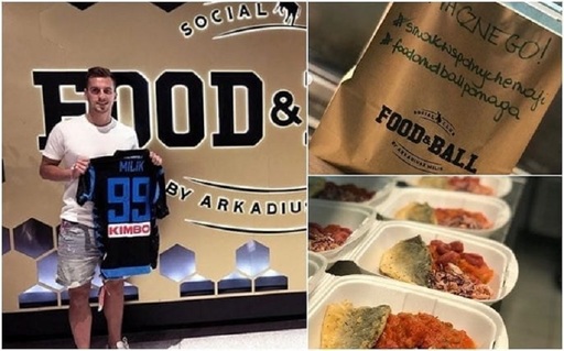 Restaurantul lui Arkadiusz Milik prepară mâncare pentru spitale