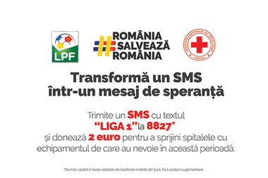 LPF se alătură campaniei umanitare demarată de Crucea Roşie şi organizează o competiţie FIFA20