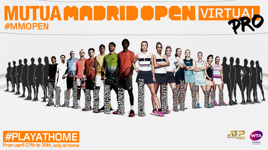 Gael Monfils, Victoria Azarenka, Fabio Fognini şi Madison Keys vor participa la turneul virtual Madrid Open