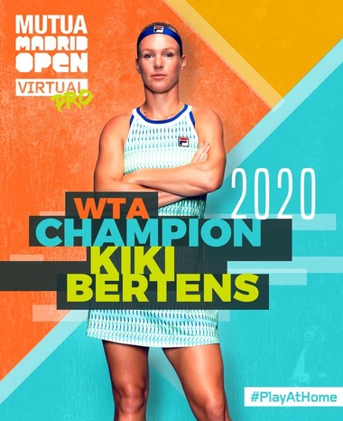 Kiki Bertens a câştigat turneul Mutua Madrid Open Virtual Pro