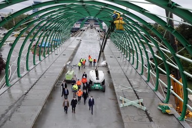 Gheorghe Popescu, despre calea ferată aeroport-Gara de Nord: Lucrările sunt gata în proporie de 70 la sută