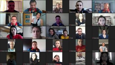 Şedinţă de pregătire online între membrii stafului naţionalei feminine şi tricolore