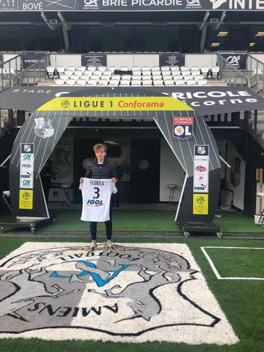 Internaţionalul U17 Luca Florică, pus pe liber de Amiens