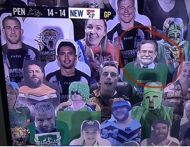 Fotografia unui criminal în serie a apărut printre cele ale fanilor la un meci de rugby în Australia