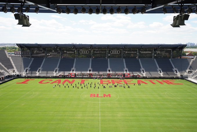 Jucătorii de la DC United, omagiu pentru George Floyd  - VIDEO