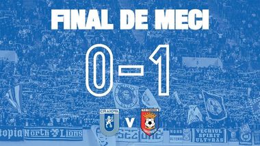 Chindia Târgovişte a învins Universitatea Craiova, scor 1-0, în meci amical