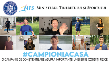 Adrian Mutu, Larisa Iordache şi Marian Drăgulescu, în campania MTS-TVR  #campioniacasa