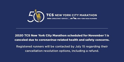 Maratonul de la New York a fost anulat din cauza coronavirusului