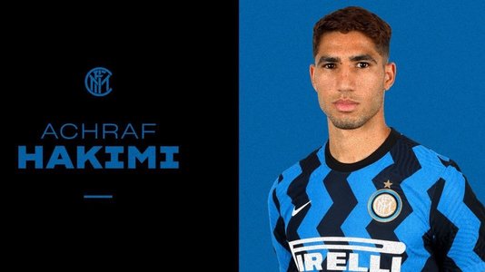 Achraf Hakimi a fost transferat de Real Madrid la Inter Milano
