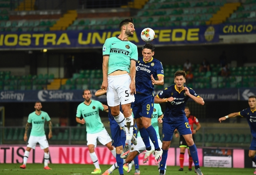Serie A: Inter Milano, remiză în deplasare cu Hellas Verona, scor 2-2