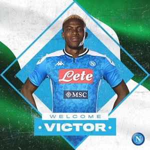 Napoli l-a achiziţionat pe atacantul nigerian Victor Osimhen de la OSC Lille pentru 81 de milioane de euro