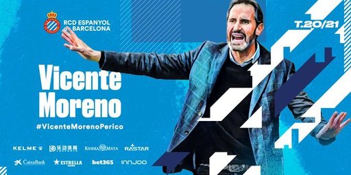 Vicente Moreno este noul antrenor al echipei Espanol Barcelona