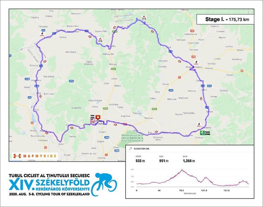 Restricţii de circulaţie pe mai multe drumuri naţionale din judeţele Harghita şi Covasna, pentru Turul Ciclist al Ţinutului Secuiesc
