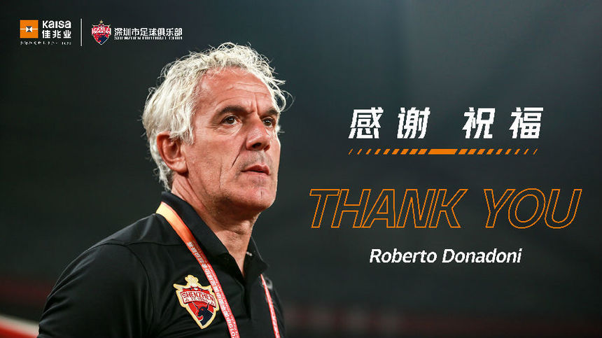 Roberto Donadoni, demis de la echipa chineză Shenzhen FC