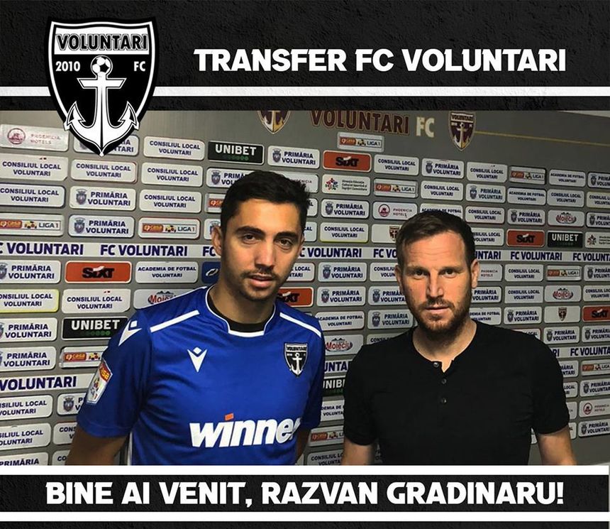 Răzvan Grădinaru, la FC Voluntari