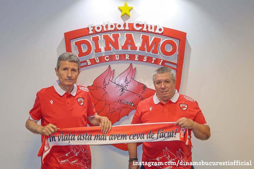 FC Dinamo a anunţat prelungirea contratelor lui Mulţescu şi Ţălnar