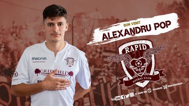 Rapid l-a transferat pe Alexandru Darius Pop