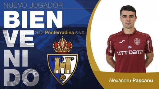CFR Cluj l-a împrumutat pe Paşcanu la Ponferradina
