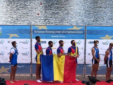 Canotaj: zece medalii, din care cinci de aur, pentru România la Campionatul European under 23