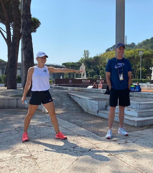 Simona Halep s-a reîntâlnit la Roma cu Darren Cahill, după 7 luni