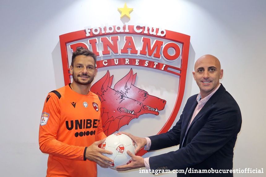 Portarul Hinojo a semnat contractul cu Dinamo