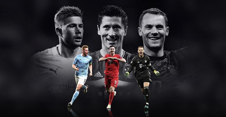 UEFA: Lewandowski, De Bruyne şi Neuer, nominalizaţi pentru titlul de jucătorul anului