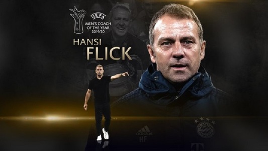 UEFA: Hans-Dieter Flick, antrenorul anului în fotbalul masculin
