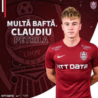 Claudiu Petrila, împrumutat de CFR Cluj la Sepsi OSK