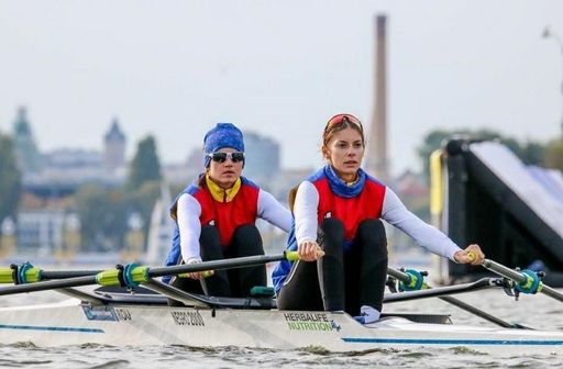 Gianina Elena Beleagă şi Ionela Livia Cozmiuc, medalie de bronz la CE de canotaj