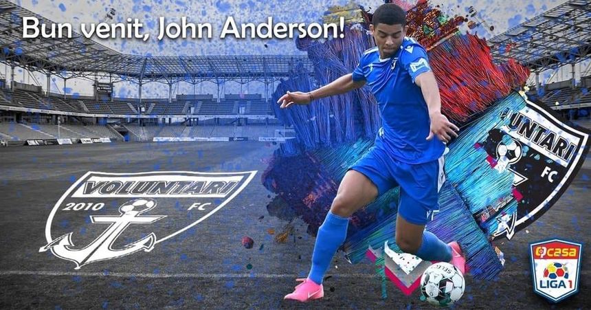 Încă un transfer la FC Voluntari: brazilianul John Anderson