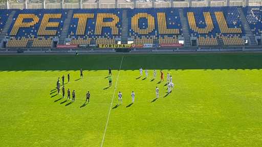 Chindia Târgovişte a învins Gaz Metan Mediaş, scor 1-0, deşi a jucat în inferioritate numerică din minutul 58