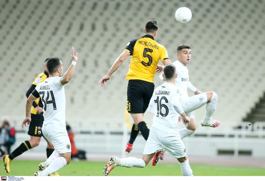 Nedelcearu a înscris un gol pentru AEK Atena în campionatul Greciei