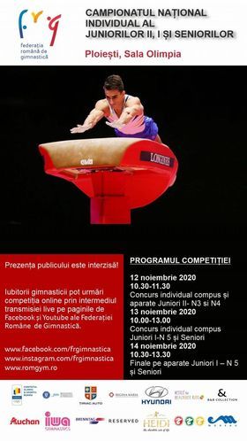 Gimnastică: Campionatele Naţionale masculine la start, în Ploieşti; Marian Drăgulescu, la 39 de ani, printre competitori