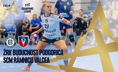 Buducnost - SCM Râmnicu Vâlcea, scor 29-28, în grupa B a Ligii Campionilor la handbal feminin