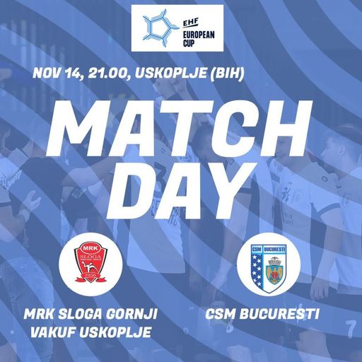 MRK Sloga - CSM Bucureşti, scor 23-30, în turul 2 al European Cup la handbal masculin