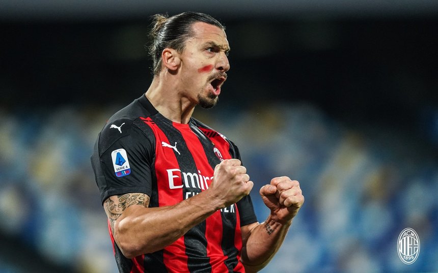 AC Milan a învins în deplasare Napoli, scor 3-1. Ibrahimovici a marcat două goluri