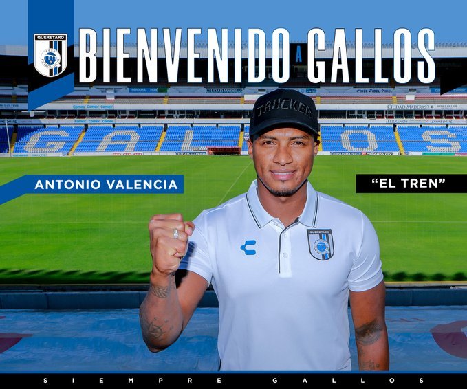 La 35 de ani, Antonio Valencia a semnat cu echipa mexicană Querétaro