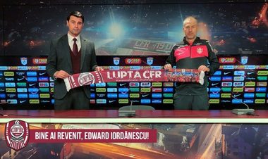 Edward Iordănescu este noul antrenor al echipei CFR Cluj