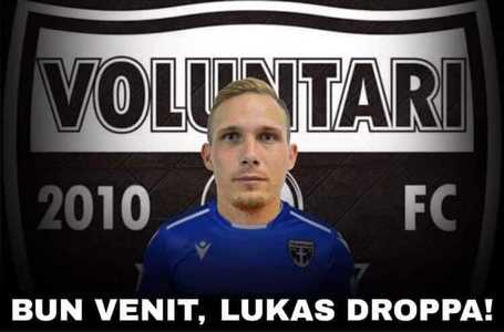 Lukas Droppa, la FC Voluntari; Adrian Popa părăseşte echipa ilfoveană