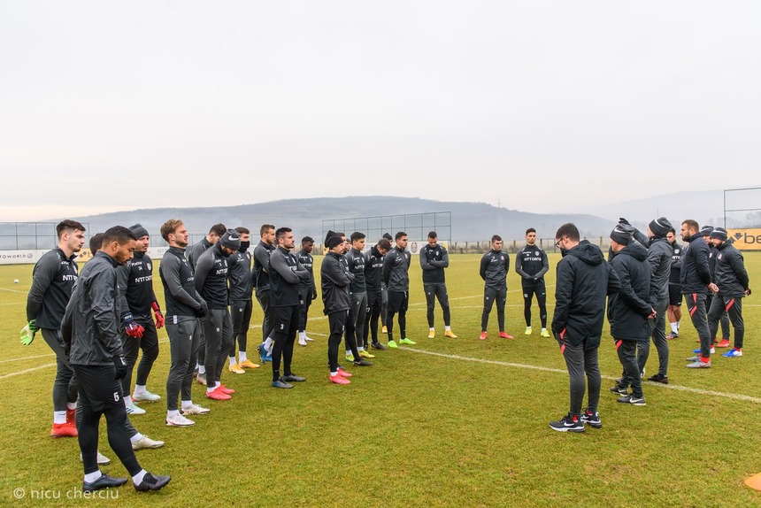 CFR Cluj şi-a reluat pregătirile pentru partea a doua a sezonului Ligii I