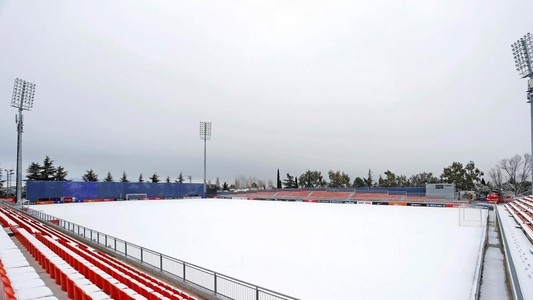 Meciul Atlético Madrid - Athletic Bilbao, amânat din cauza furtunii de zăpadă Filomena