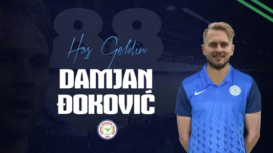 Damian Djokovici a semnat un contract pe un sezon şi jumătate cu Çaykur Rizespor