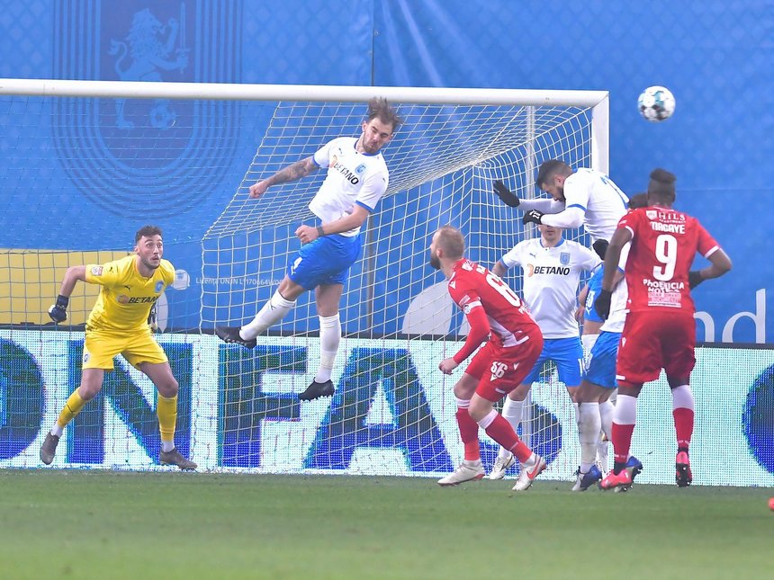 Universitatea Craiova a învins Dinamo, scor 1-0, în Liga I