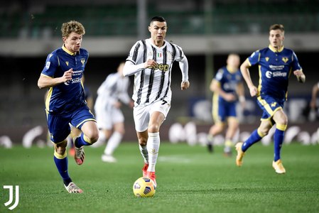 Juventus a remizat cu Verona, scor 1-1, în Serie A. Drăguşin a fost rezervă